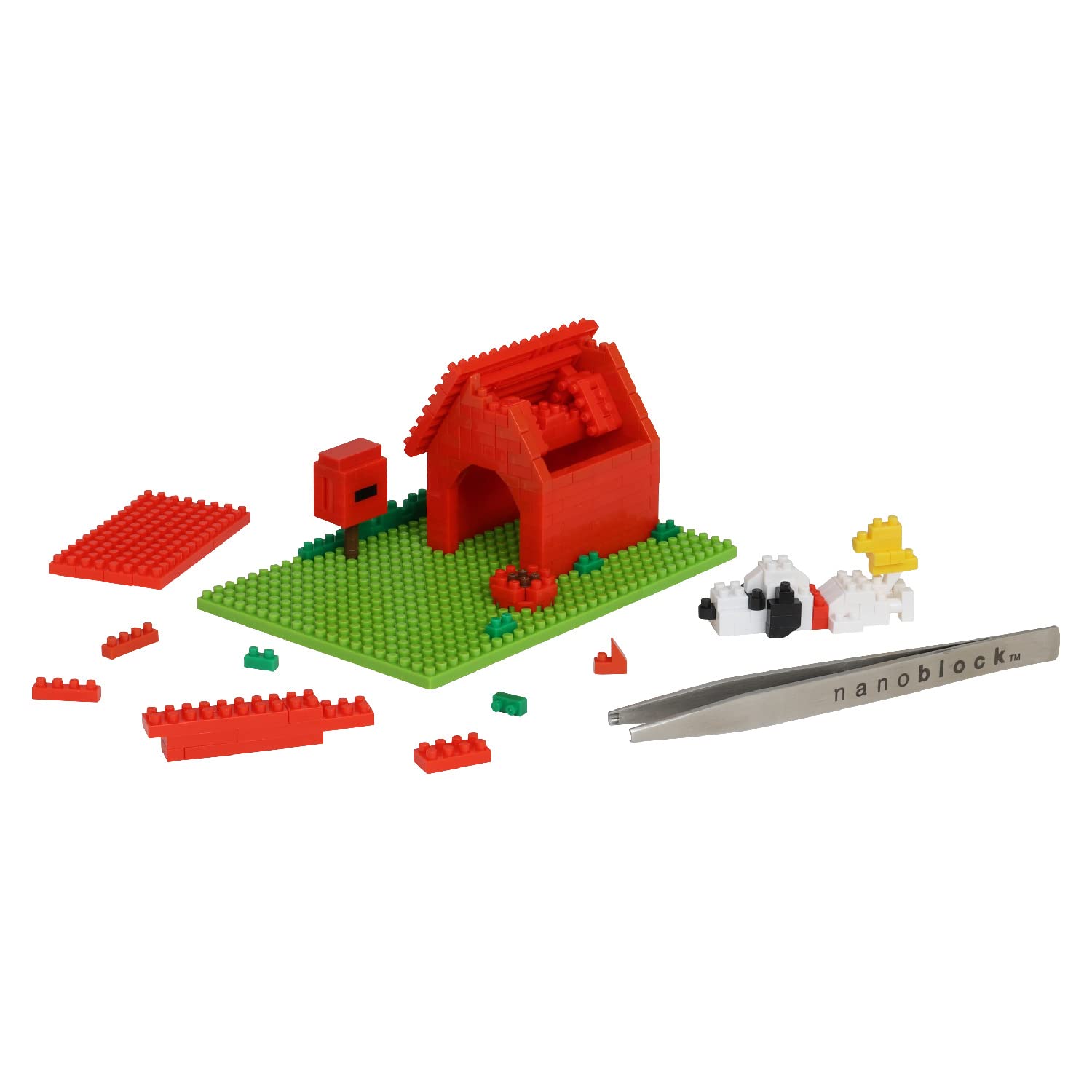 nanoblock - Peanuts - Snoopy House, Character Collection Series Building Kit