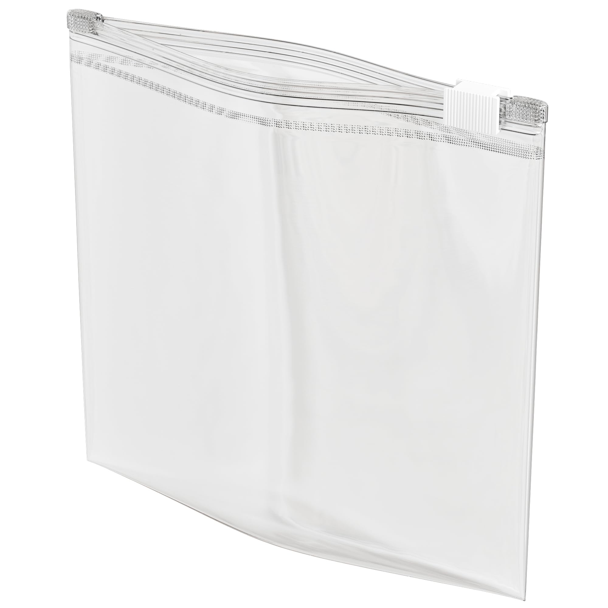 100 Count - Slider Zip Food Storage Sandwich Bags, 6" x 6" (1 Pint) 3 Mil Heavy Duty, Strong & Durable For Freezer Storage, For Sandwiches, Snacks & More. GPI