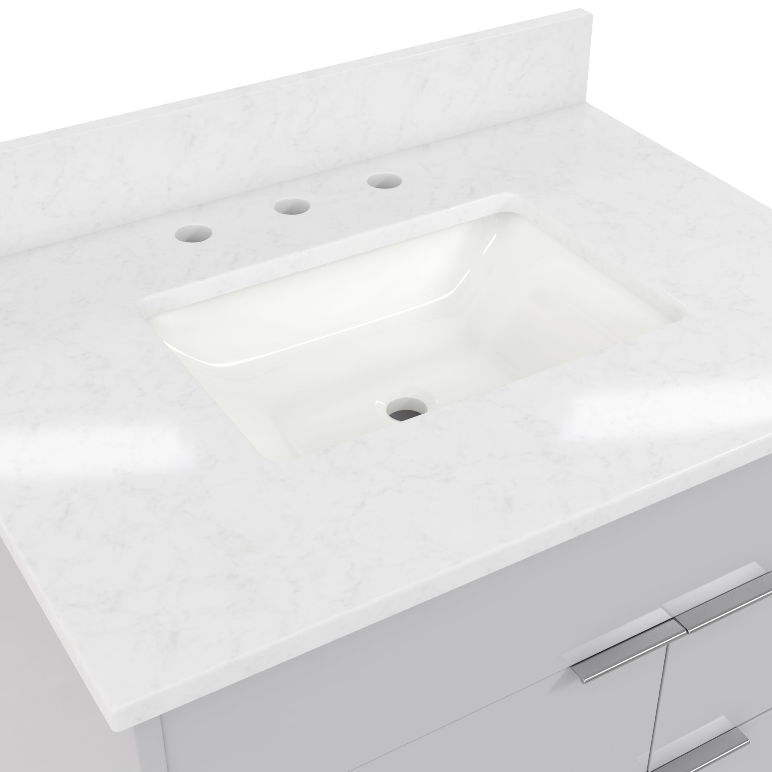 CosmoLiving by Cosmopolitan Leona Bathroom Vanity, 30", Gray