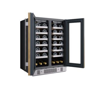 Avallon AWC242FD 24 Inch Wide 42 Bottle Capacity French Door Wine Cooler with LED Lighting