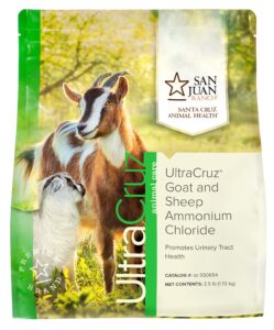 ultracruz goat & sheep ammonium chloride, 2.5 lb