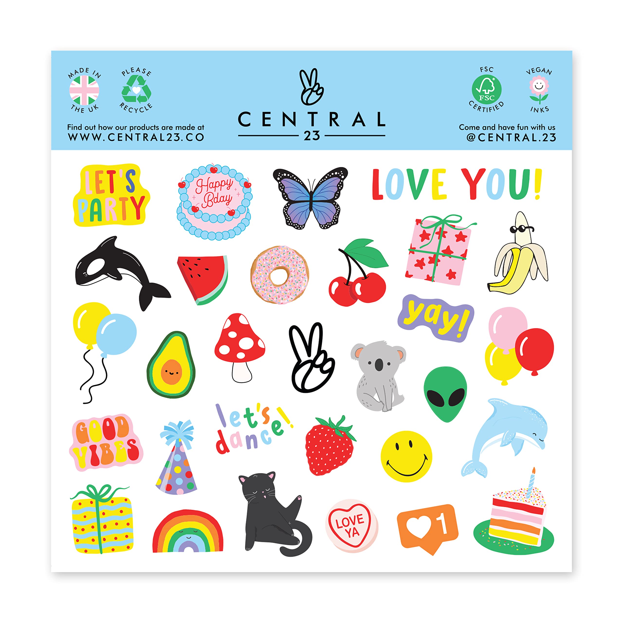 CENTRAL 23 - 'Happy Birthday to the Rarest of Them All' - Funny Card for Husband - Wife - Steak Joke - Humorous Birthday Card for mom Dad Brother Sister - Friends - Comes with Stickers