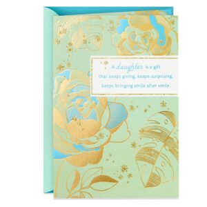 hallmark birthday card for daughter (flowers)