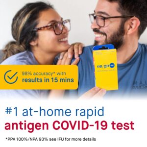 On/Go One Rapid COVID-19 Self-Test Kit with Test-to-Treat App, 1 Pack, 1 Test Total, 15-Minute Results, FDA EUA Authorized, Easy to Use at Home, Fast and Accurate. Effective for Testing JN.1