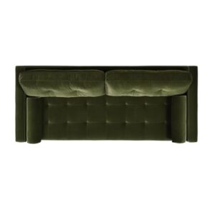 Jennifer Taylor Home Nicholas 83.5" Mid-Century Modern Sofa, Olive Green Performance Velvet