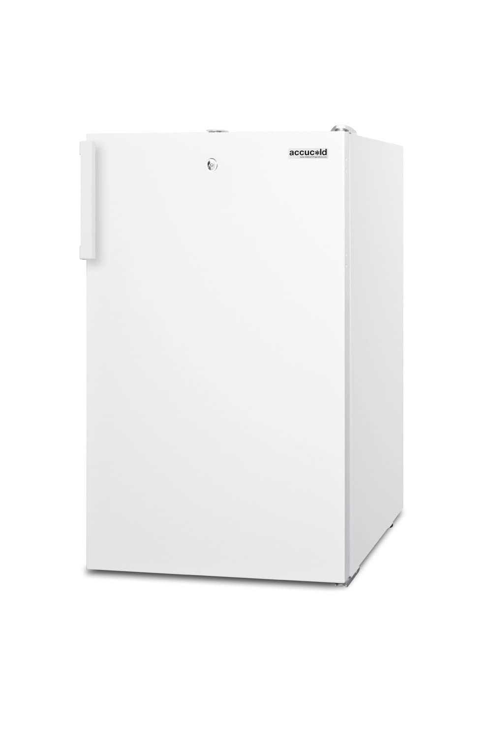 Summit Appliance FS407LW 20' wide counter height manual defrost all-freezer with lock, for general purpose use