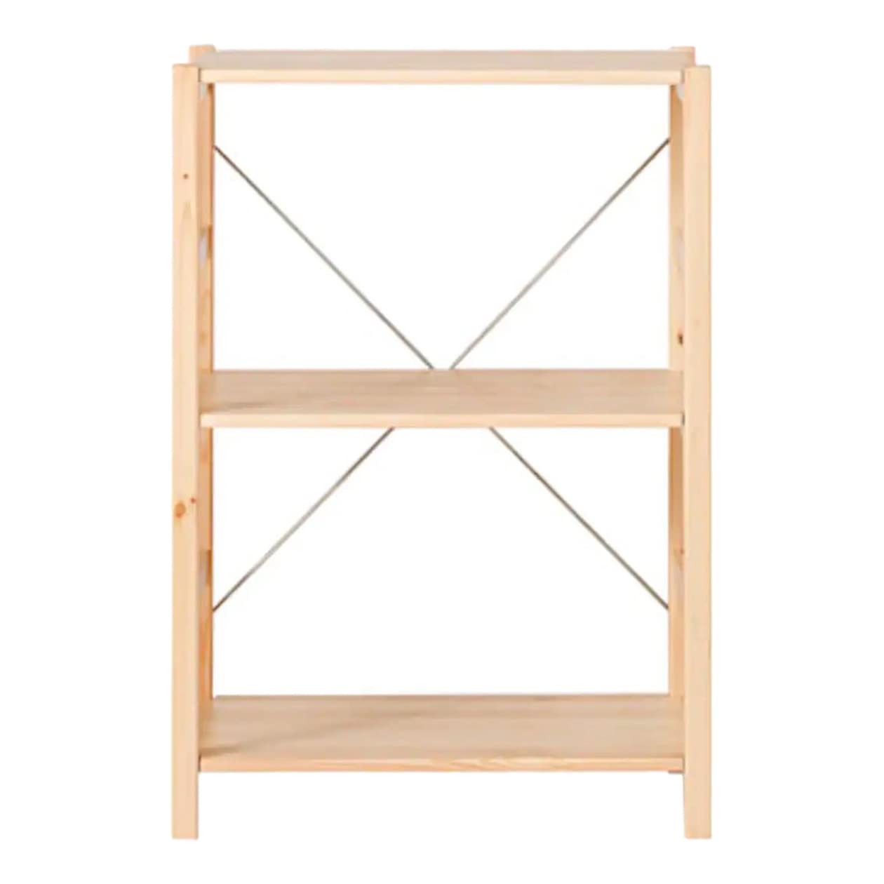 MUJI 61182247 Pine Wood Shelf Unit, Small, (W x D x H): 22.8 x 15.6 x 32.7 inches (58 x 39.5 x