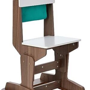 KidKraft Grow Together Pocket Adjustable Desk & Chair Gray Ash