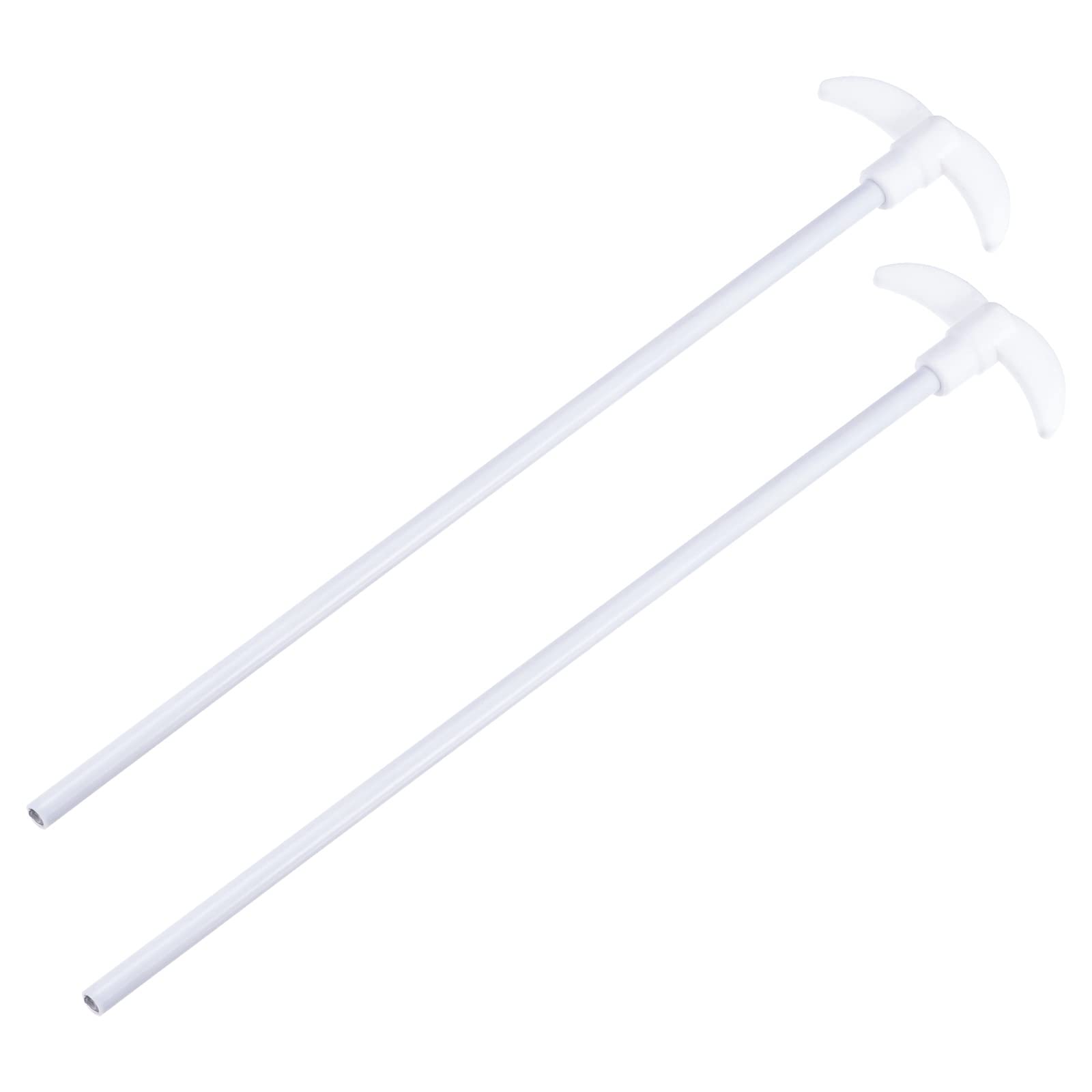 MECCANIXITY PTFE Electric Stirring Rod 300mm Length Overhead Stirrer Mixer Shaft with Foldable Paddle for Lab 2Pcs