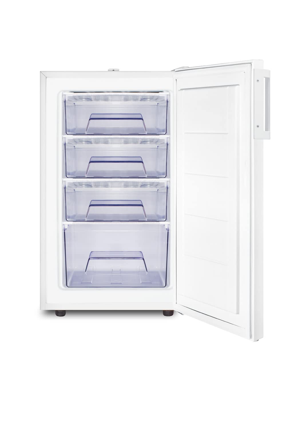 Summit Appliance FS407LW 20' wide counter height manual defrost all-freezer with lock, for general purpose use