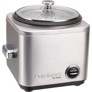 Cuisinart CRC-800P1 8-Cup Stainless Steel Rice Cooker/Steamer Bundle with 1 YR CPS Enhanced Protection Pack