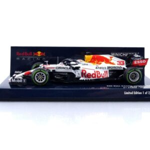 Minichamps 410211633 1:43 Red Bull Racing Honda RB16B-Max Verstappen-2nd Turkish GP 2021 Collectible Miniature Car, Multicoloured