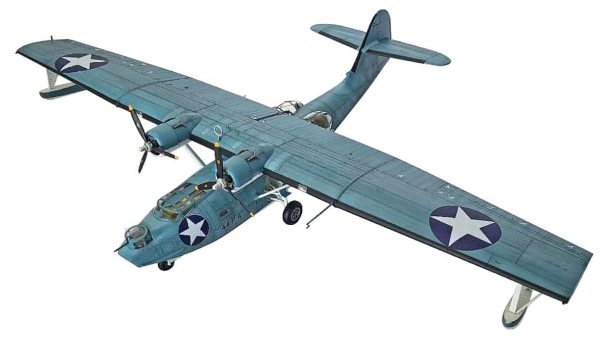 Academy 1/72 US Navy Air Corps PBY-5A Operation Catalina Midway Plastic Model 12573