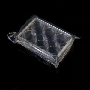 6 Well Culture Plate - Culture Plate 6 Well - with Lid, Flat Bottom, Individual Pack (Pack of 10)