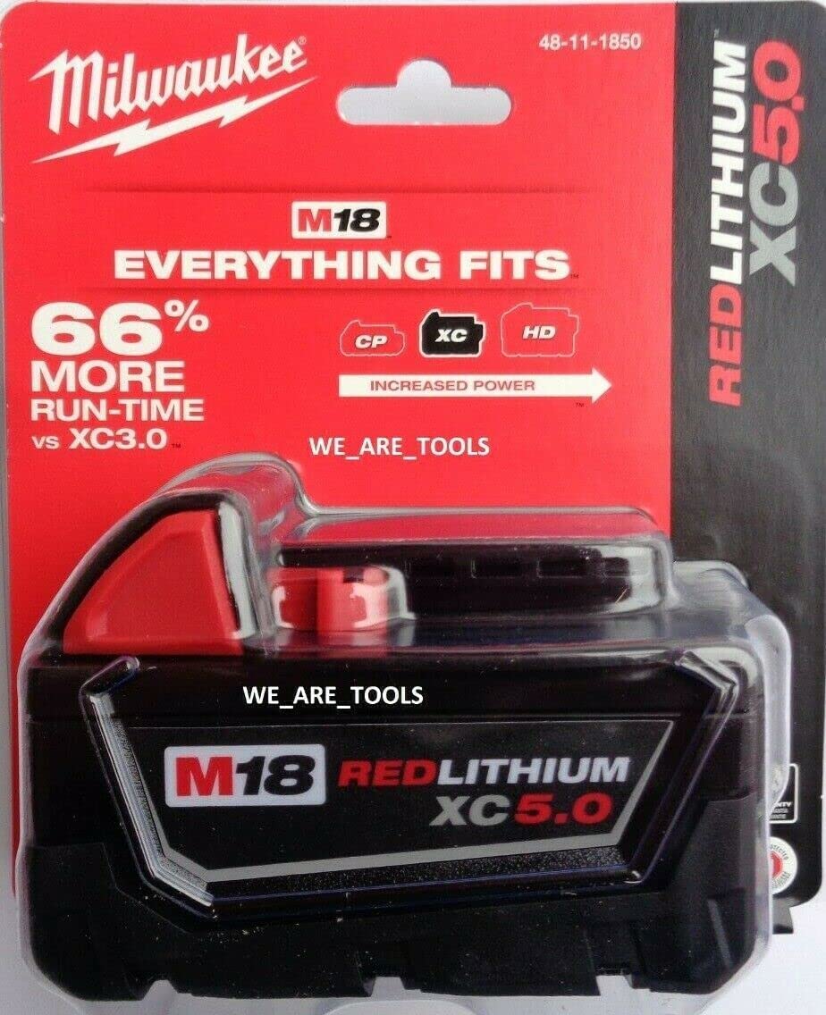 Milwaukee M18 48-11-1850 5.0 AH Batteries 5.0 18V (Genuine)