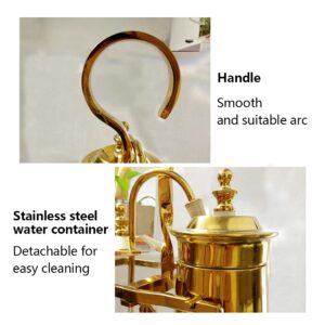 NICE CHOOSE Siphon Coffee Maker, 400ML Belgian/Belgium Family Balance Syphon Coffee & Tea Brewer Elegant Double Ridged Fulcrum with Tee Handle