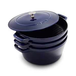 Staub Cast Iron 4-pc Stackable Set - Grenadine