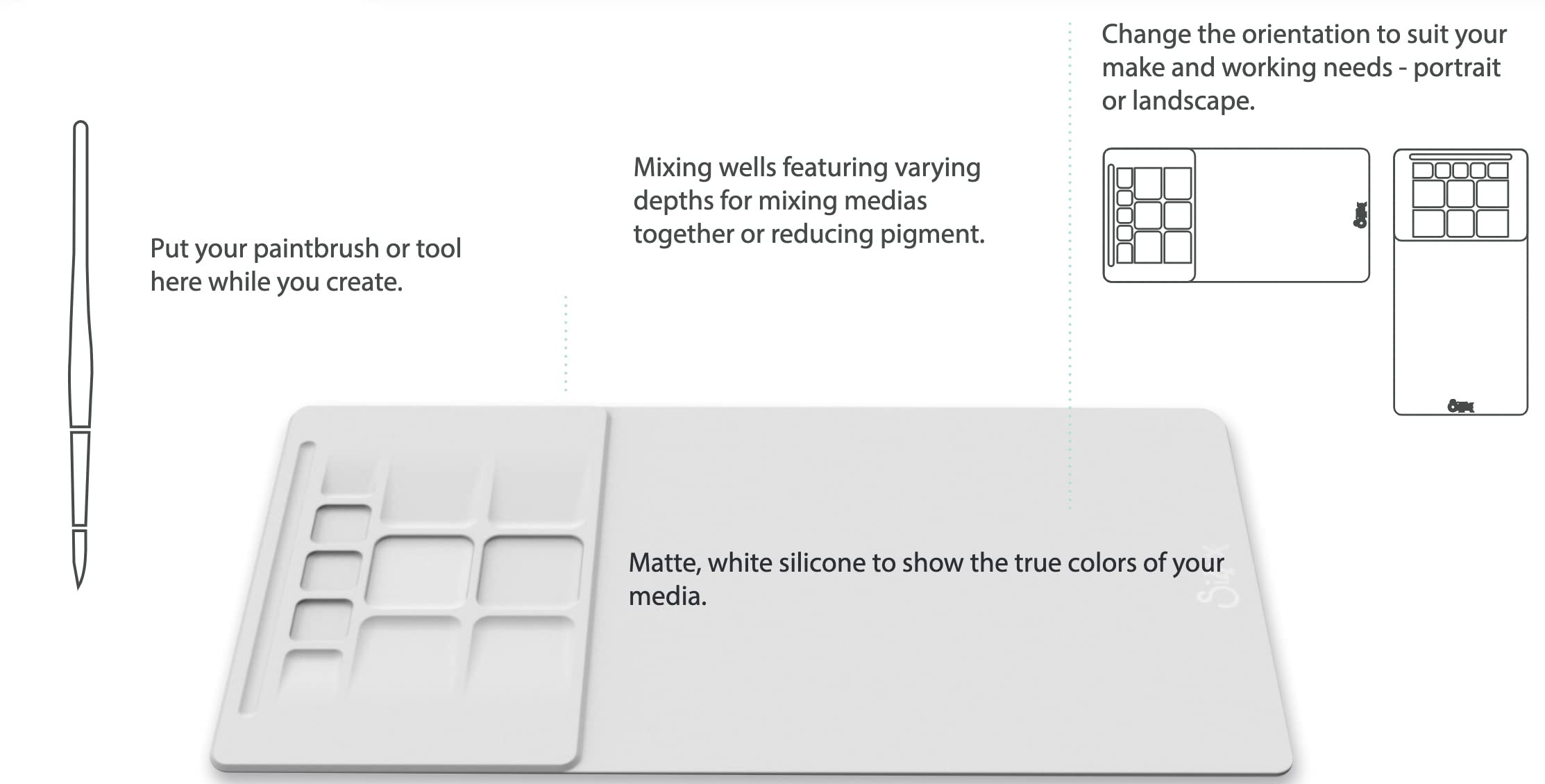 Sizzix Making Tool Effectz Multimedia Mat, 665796, Multicolor