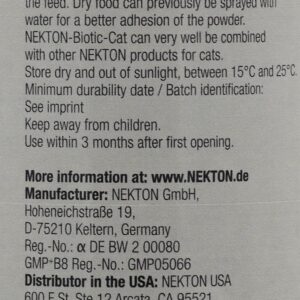 Nekton-Biotic-Cat Probiotic Supplement for Cats 60g / 2.1oz