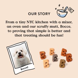 Bocce’s Bakery Dailies Brushy Sticks to Support Oral Health & Fresh Breath, Wheat-Free Dental Bars for Dogs, Made with Real Ingredients, Baked in the USA, All-Natural Coconut & Mint Recipe, Small Dogs