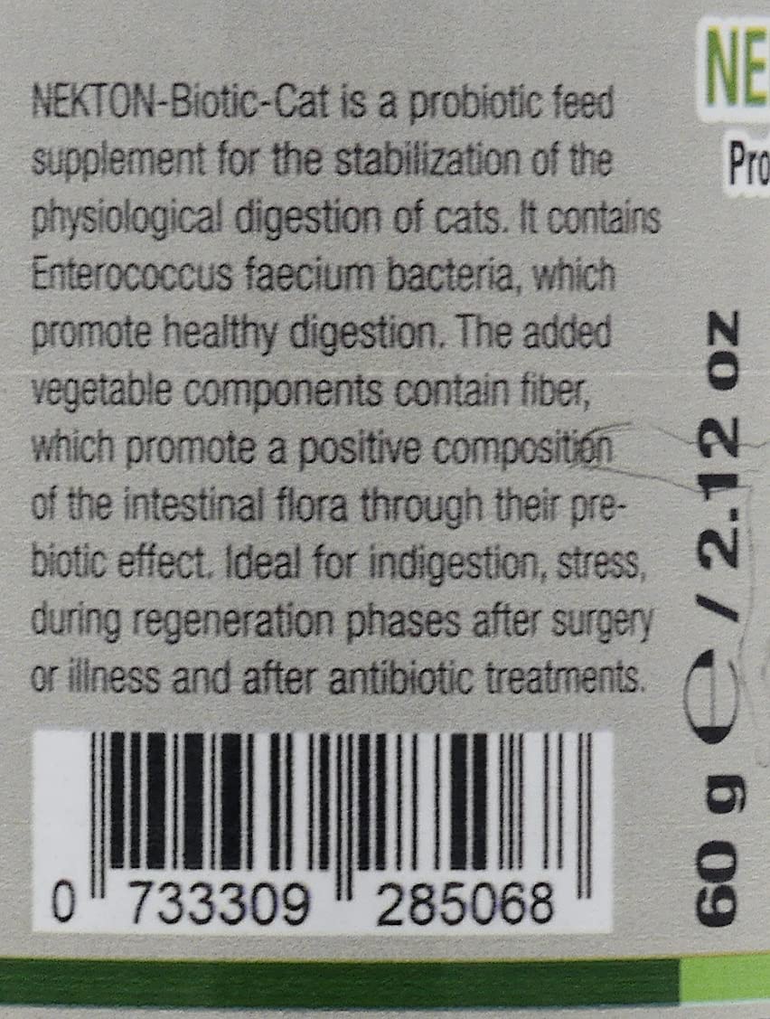 Nekton-Biotic-Cat Probiotic Supplement for Cats 60g / 2.1oz