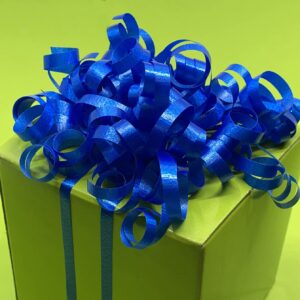 Value Ribbon Crimped 3/16" X 500 YD Birthday Decorations Curling Ribbon for Gift Wrapping, Royal Blue Ribbons for Crafts, Art Supplies and Birthday Gifts for Women and Men