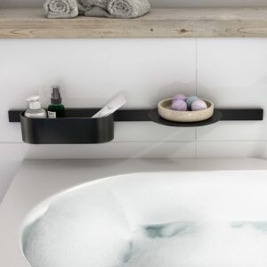 hansgrohe WallStoris Modern Shelf in Matte Black, 27915670