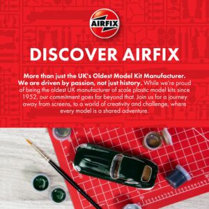 Airfix Model Airplane Kit Gift Set - A55300A BAE Harrier GR.9A, Plastic Plane Model Kits for Adults & Kids 14+, Skill Level 2, 1:72 Scale WW2 Military Aircraft Models - Real Aeroplane Models