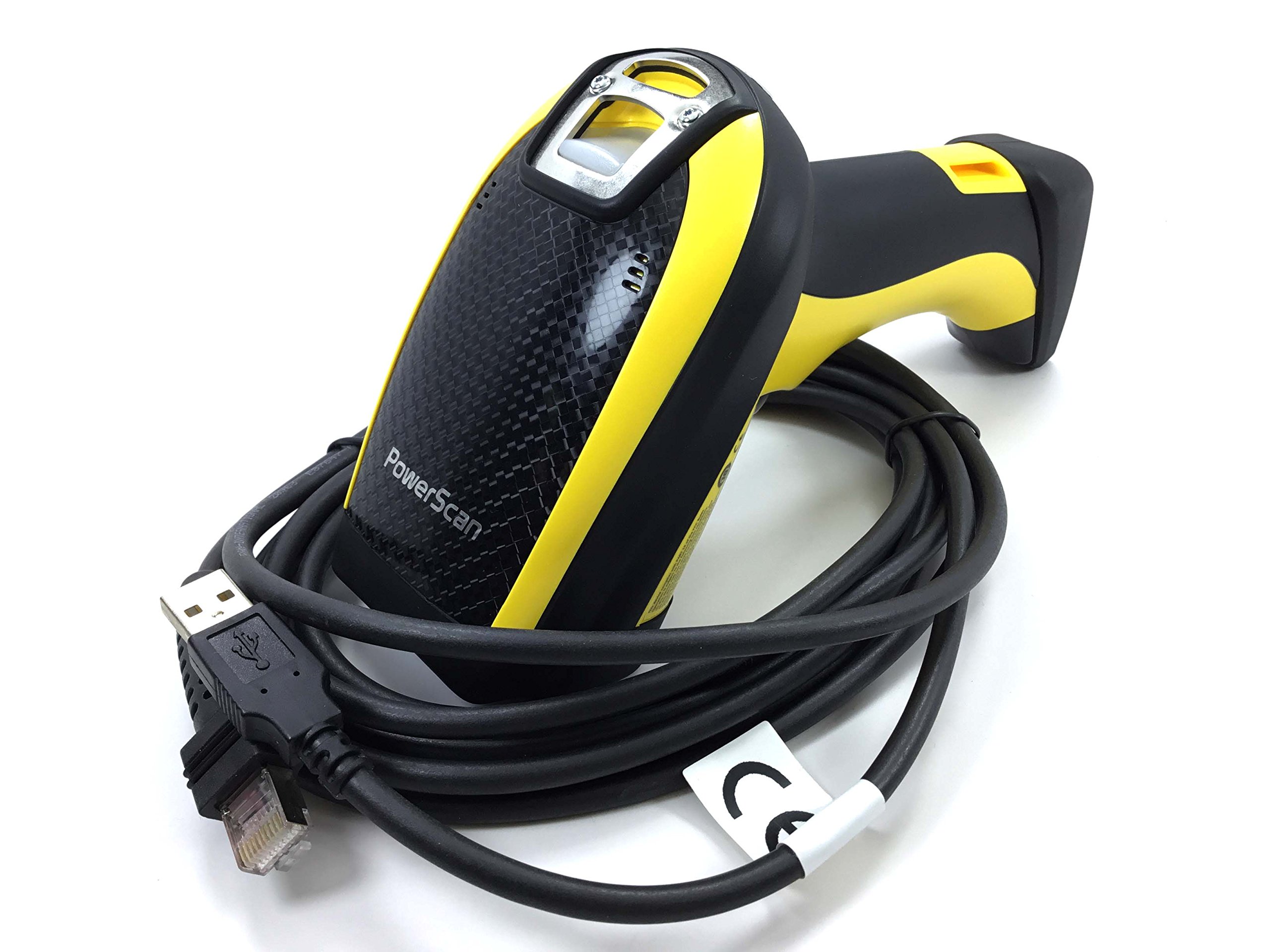 Datalogic PowerScan PD9531-HP (High Performance) Corded Handheld Omnidirectional Rugged 2D Area Imager Barcode Scanner with USB Ca Yellow