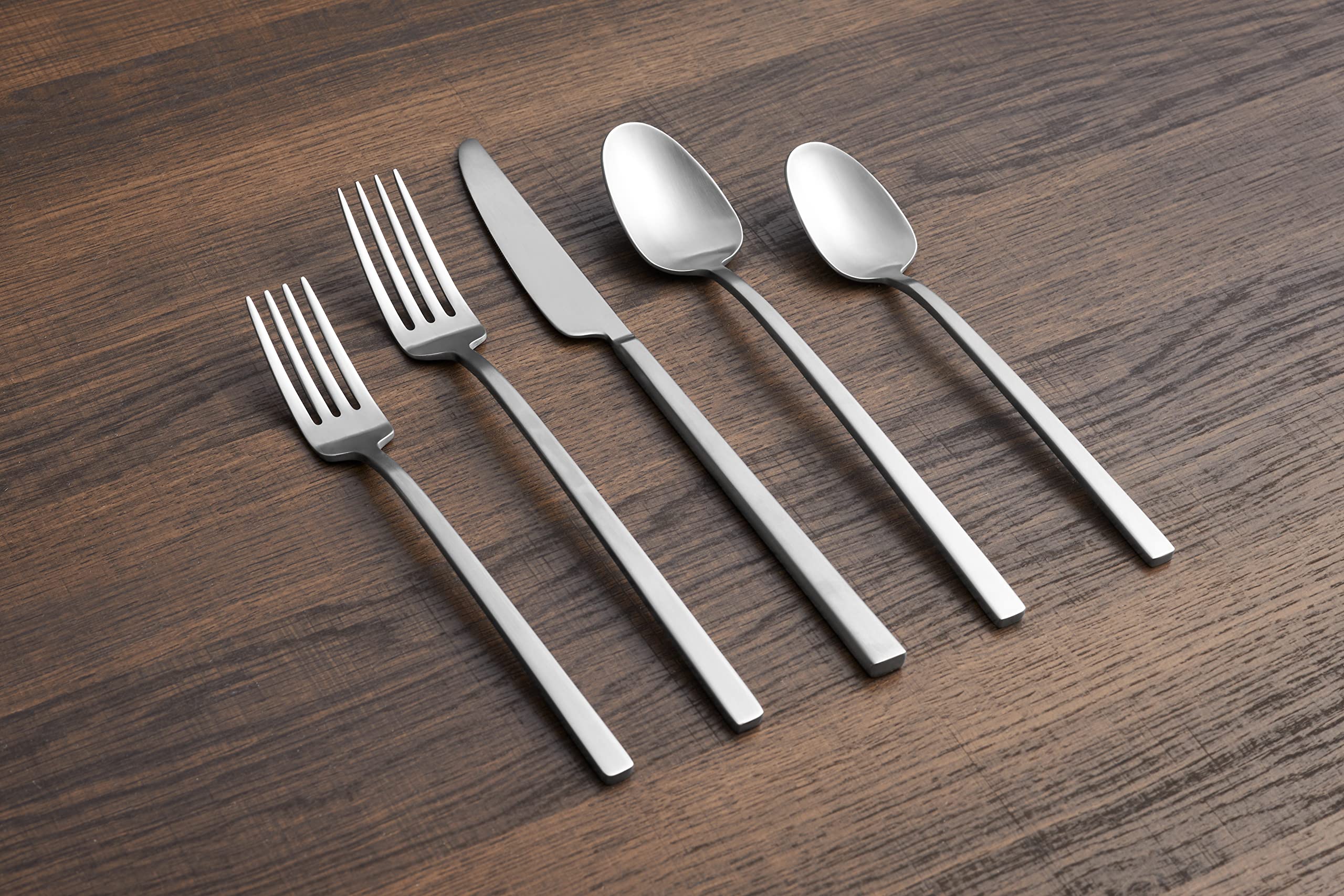 Cambridge Damaris 20-Piece Flatware Set, Service for 4, 0, SILVER SATIN