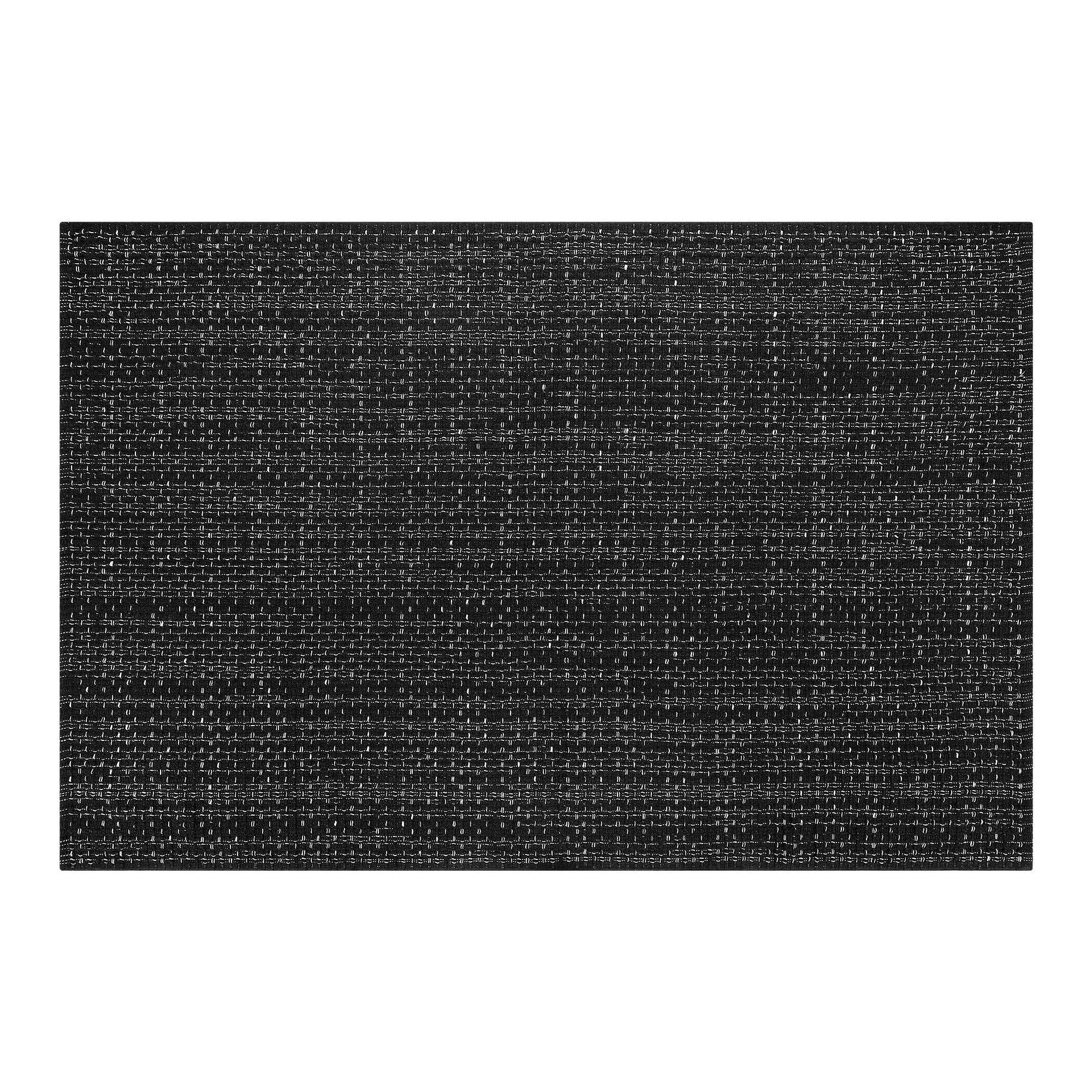 Seavish Outdoor Rug 4X6 Area Rug Washable Kitchen Rug Black and White Striped Rug Cotton Rugs Farmhouse Decor Reversible Laundry Room Mat Small Accent Throw Rugs Patio Rug Front Porch Mat