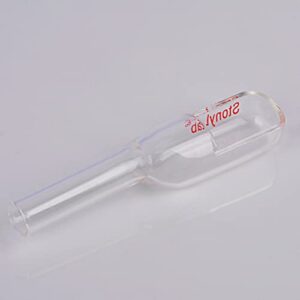 stonylab Glass Weighing Funnel, Borosilicate Glass Weighing Funnel Transfer Funnel with Pouring Neck for Sample Transfer Laboratory Research