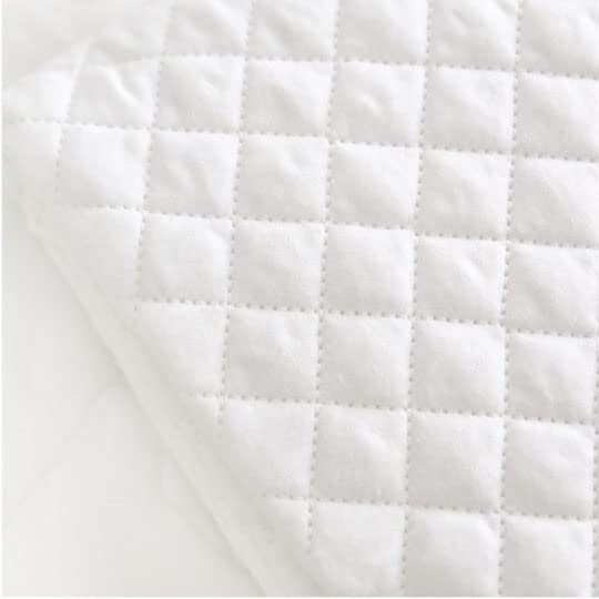 Premium Pre Quality Quilted Cotton Fabric by The Yard 44" Solid, Unbleached Cotton, Linen (Unbleached White (B219))