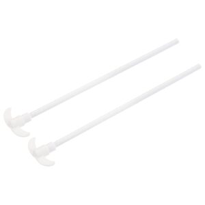 meccanixity ptfe electric stirring rod 250x47mm overhead stirrer mixer shaft with foldable paddle for lab 2pcs