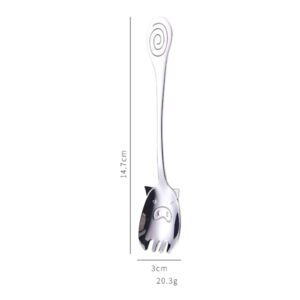 Cabilock 7pcs 304 Child Spoon Fork Fruit