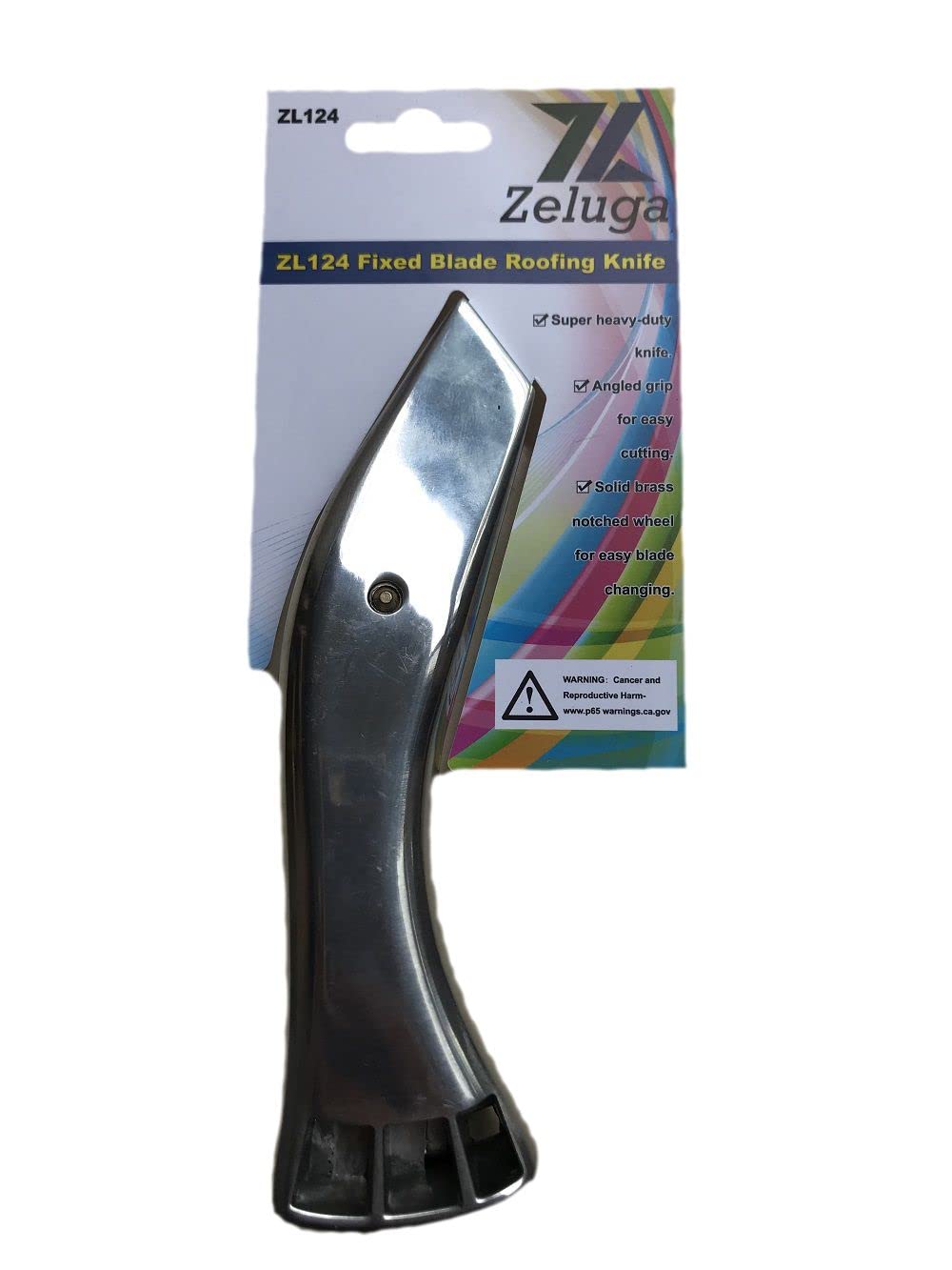 Zeluga 19-331 Fixed Blade Roofing Knife and 100 Pc. Utility Hook Blade Value Pack