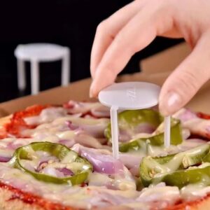 XESAGSNV Pizza Tripod Pizza Bracket Pizza Takeaway Bracket to Prevent Sticking Pizza Separation Rack