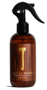 kalastyle cedar wood room spray | non-aerosol | 8 ounces | certified vegan & cruelty-free | safe for carpets, rugs and linens