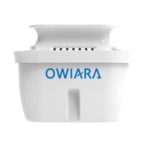 owiara standard water filter, standard replacement filters for pitchers and dispensers, bpa free, 1 count