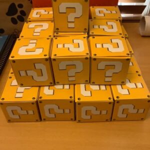 PARTVON Video Game Treat Box 24 PCS Party Favor Boxes Party Supplies for Video Game Theme Party Decorations