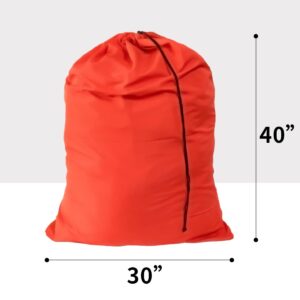 YETHAN Extra Large Laundry Bag 6 Pack, Varied Colors, Travel Laundry Bags with Drawstring Closure, 30"x40", for college, dorm and apartment dwellers (6PCS)