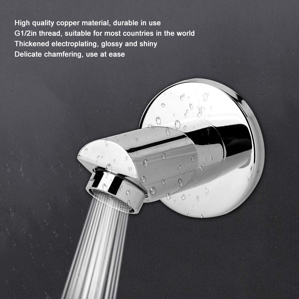 BORDSTRACT Shower Faucet, G1/2 Wall Mounted Basin Faucet Antisplash Bath Tub Tap Faucet Copper Shower Spout for Vessel Sinks Bathroom