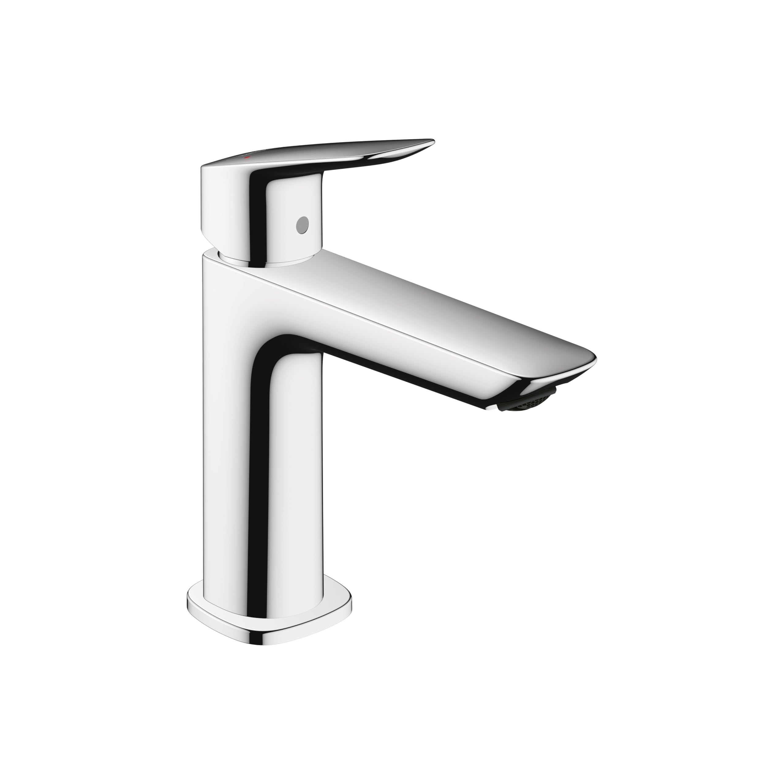 hansgrohe Logis Fine Modern 1-Handle 1-Hole 7-inch Tall Bathroom Sink Faucet in Chrome, 71253001