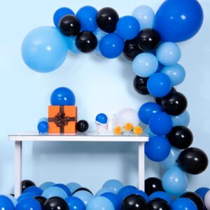 Ponamfo Black Party Latex Balloons - 100Pcs 18"+12"+10"+5" Ballons Balloon Arch Kit as Birthday Party Balloons Baby Shower Balloons Wedding Anniversary Bridal Shower Party Decorations