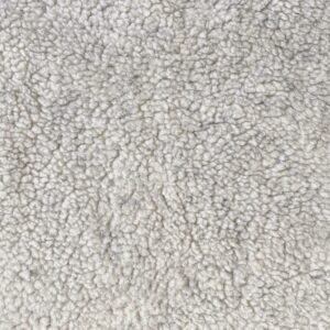 DAVID TEXTILES Solid Cream Berber Sherpa Fleece Fabric by The Yard, Multi