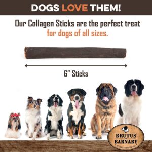 Beef Collagen Sticks For Dogs - Great Long Lasting Beef Collagen Dog Chews - Odor-Free, Natural Treat That Supports Joint Health With Natural Glucosamine & Chondroitin, For All Dog Breeds