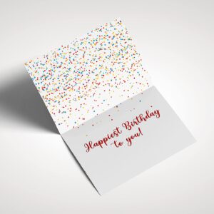 Red Door Inspirations Cheers to 90 Years 90th Birthday Card, Includes Single Card & Envelope