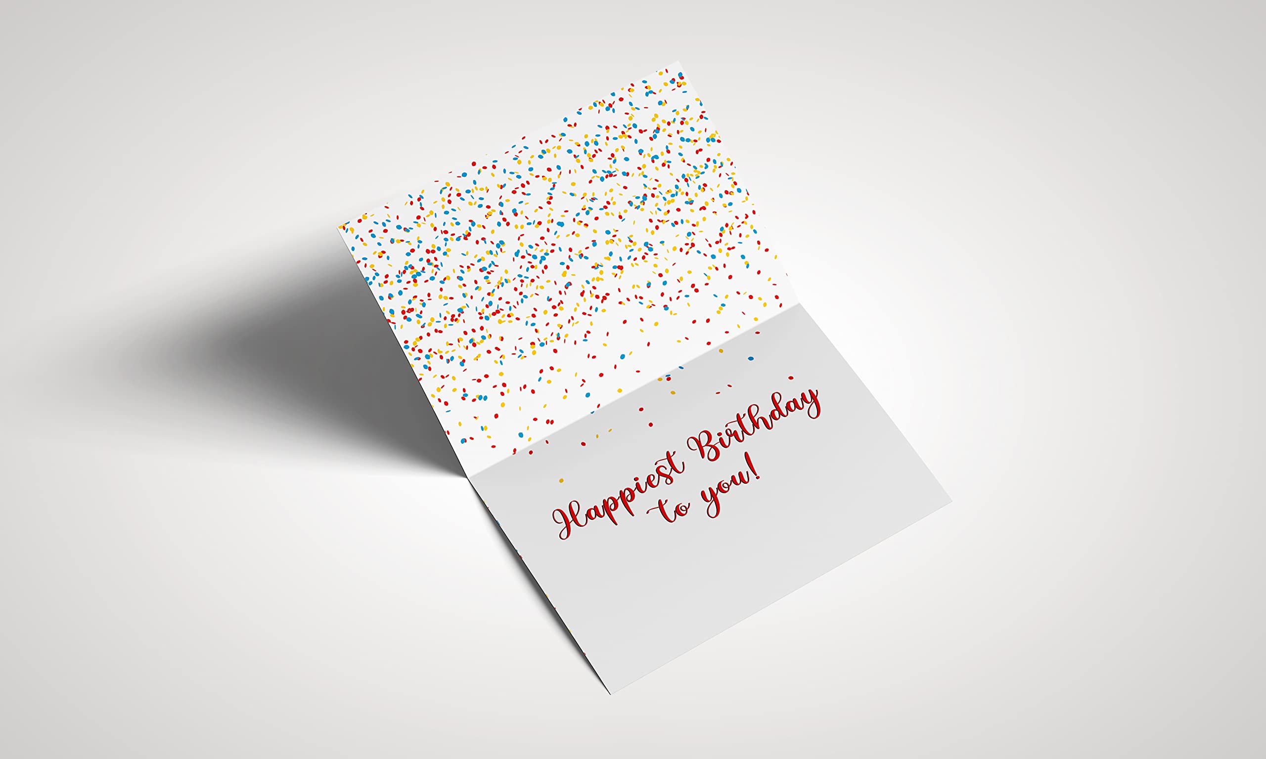 Red Door Inspirations Cheers to 90 Years 90th Birthday Card, Includes Single Card & Envelope