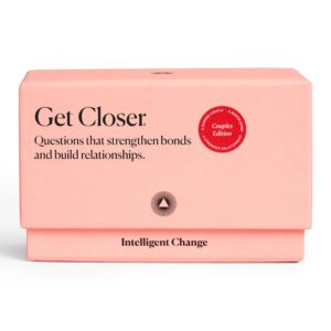 intelligent change get closer conversation cards for couples, intimacy deck card game, fun date night ideas, 100 icebreaker couple questions to strengthen bonds and relationships