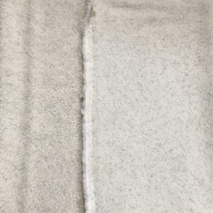 DAVID TEXTILES Solid Cream Berber Sherpa Fleece Fabric by The Yard, Multi